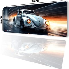 Sonic Touch Sonictouch Ultragrand Vosvos Gamer Oyuncu Xxl Gri Klavye Mouse Pad 40X90CM