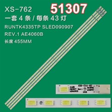 Andy Home WKSET-6307 37043X4 Sled 090907 Rev.1 AE4060A Runtk 4336TP  4 Adet LED Bar (43LED)