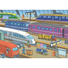 KS Games The Railway Station Pre School Puzzle 35 Parça