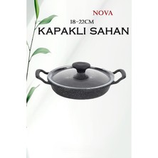 Cook Kitchen Nova 2'li Kapaklı Sahan Seti 18 Cm-22 cm