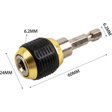 Fanxicm 60MM Altıgen Kolu Hızlı Bağlantı Elektrikli El Matkabı Kendinden Kilitlemeli Biyel Güneş Işığı Süper Mağaza (Yurt Dışından)