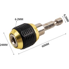 Fanxicm 60MM Altıgen Kolu Hızlı Bağlantı Elektrikli El Matkabı Kendinden Kilitlemeli Biyel Güneş Işığı Süper Mağaza (Yurt Dışından)