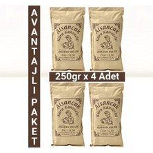 Alsancak Kuru Kahvecisi %100 Arabica Orta Kavrulmuş Türk Kahvesi 250GR x 4 Adet