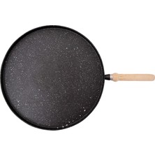 Gözleme ve Bazlama Tavasi 36 cm Ahşap Saplı