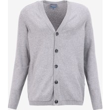 Discovery Expedition Gri Erkek V Yaka Standart Fit Hırka D4WM-HRK3951