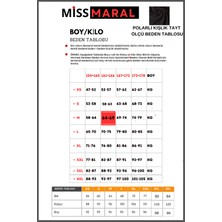 Miss Maral Kadın Kışlık Içi Polarlı Lacivert Yüksek Bel Toparlayıcı Tayt Curve High Waist Fleece Winter 11024