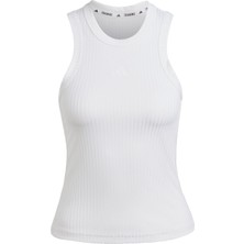 Adidas Performance IW8163 All Gym Seasonal Rib Tight Fit Tonal 3-Stripes Tank Top