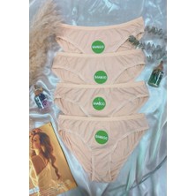 Kadın 4'lü Paket Bikini Bamboo Külot