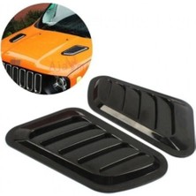 Woodhub Piano Black Kaput Üstü Havalandırma Izgara Kaput Üstü Body Kit