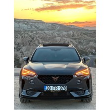 Woodhub Cupra Leon ~ Formentor 3 Parça Piano Black Ön Lip