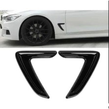 Woodhub Piano Black Tampon Çamurluk Venti Çamurluk Izgara Body Kit Parlak Siyah Kısa Model