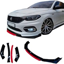 Woodhub Fiat Egea Uyumlu Ön Lip 4 Parça Tampon Eki Fiat Egea Karlık Model Lip