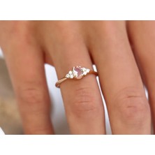 Safir Kuyumculuk Tasarım Pırlanta Morganite Yüzük