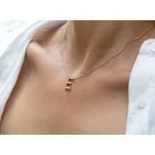 Safir Kuyumculuk Tasarım Altın Harf Kolye