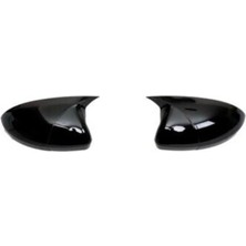 Woodhub T Cruze Uyumlu Batman Yarasa Ayna Kapağı Piano Black / 2012 - 2016