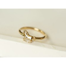 Safir Kuyumculuk Noachus Altın At Yüzük