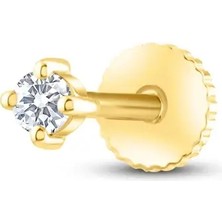 Safir Kuyumculuk Sole 0,06ct Pırlanta Piercing-Tragus