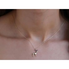 Safir Kuyumculuk Noachus Altın Geyik Kolye