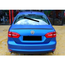 Woodhub Volkswagen Jetta R Difüzör 2011-2012-2013 (Plastik) Parlak Siyah Arka-Bodykit-Difizör-Ek