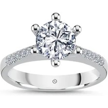 Safir Kuyumculuk LUXURY COLLECTİON 2,21ct Tektaş Yüzük