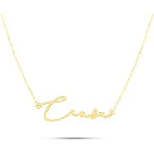 Safir Kuyumculuk Kişiye Özel İsimli Kolye