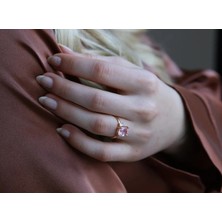 Safir Kuyumculuk Kunzit Tasarım Pırlanta Yüzük