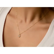 Safir Kuyumculuk Altın Yonca Kolye
