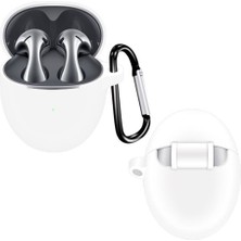 Prolysus Huawei Freebuds 5 Kılıf Renkli Yumuşak Silikon Darbe Dayanıklı Korumalı Kılıf