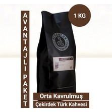 Alsancak Kuru Kahvecisi Orta Kavrulmuş Çekirdek Türk Kahvesi 1 kg