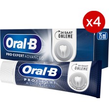 Oral-B pro-Expert Advanced Ekstra Beyazlık Diş Macunu 75 Ml X 4