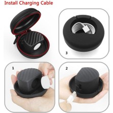 Kagen Redcolourful Taşınabilir Şarj Tutucu Dock Şarj Kılıfları Sert Koruyucu Seyahat Çantası Apple Watch Şarj Cihazı Serisi 1 2 3 Akıllı Spor Aksesuarı (Yurt Dışından)