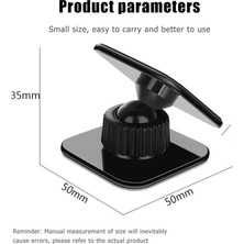 Kagen Tohayıe Araç Montaj Aparatı Universal Araç Cep Telefonu Tutucu Araca Monte Yapıştırılan Nano Telefon Tutucu Standı (Yurt Dışından)