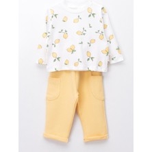 Vauva Kız Erkek Pijama Takımı Uzun Kollu Bebek Çocuk Takımı