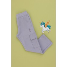 U.S. Polo Assn. Kız Çocuk Lila Cepli Eşofman Altı 50297440-VR034