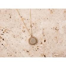 Safir Kuyumculuk Altın Güneş Kolye