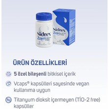 Sıdrex Zzen Passiflora, Valerian ve Sarı Kantaron Ekstreleri Içeren Takviye Edici Gıda 60 Kapsül