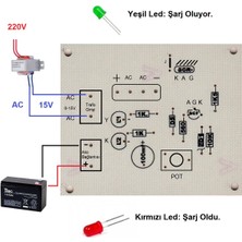 Devre Dünyası 12V Akü Şarj Devresi - Demonte(Montesiz)