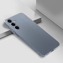 ZORE Galaxy S24 Fe Kılıf Süper Silikon Kapak-Şeffaf-Şeffaf