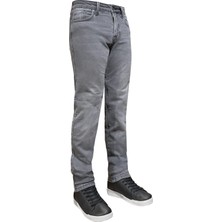 The Biker Jeans Urbanizer Grey Korumalı Motosiklet Kot Pantolonu