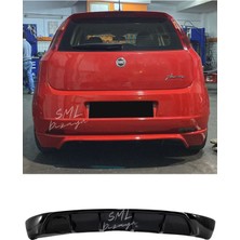 Woodhub Fiat Punto Grande Rieger 2005-2009 Arka Ek Boyasız (Plastik) Grande Punto Arka-Difizör-Bodykit-Ek