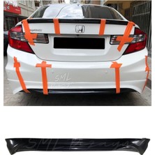 Woodhub Honda Civic Fb7 (2012-2016) Modulo Arka Ek-Difüzör (Plastik) Boyasız Fb7 Arka-Difizör-Bodykit-Ek