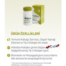 Sıdrex Olivia Zeytin Yaprağı Ekstresi Tip 2 Kolajen Yumurta Kabuğu Zarı Içeren Takviye Edici Gıda 60 Tablet