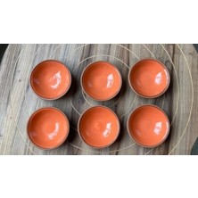 Uğur Mobilya Ath Store Turuncu Çömlek Çerezlik & Sosluk & Reçellik & Kahve Yanı Lokumluk