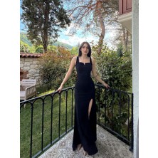 Kuzey Yaka V Detay Yırtmaçlı Abiye 582840