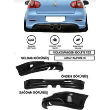 Woodhub Volkswagen Golf 5 Uyumlu R32 Arka Ek (Plastik)