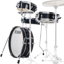 Tama LJK48P-HBK Club-Jam Pancake Hairline Black 4 Parça Akustik Davul Seti