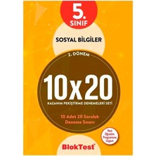 Tudem Yayınları 5.Sınıf Sosyal Bilgiler 10x20 2.Dönem Deneme