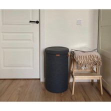 Kapaklı Sepet Organizer Dekoratif Sepet Çamaşır Sepeti