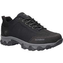 Liger Soğuk Geçirmez Unisex Outdoor Trekking Bot Ayakkabı SİYAH - FÜME