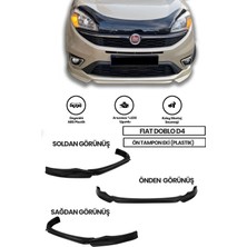 Woodhub Fiat Doblo D4  Uyumlu   Ön Ek (Plastik)